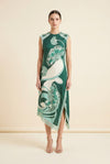 Scarf Midi Dress