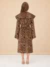 Jones Leopard Wrap Coat model_back
