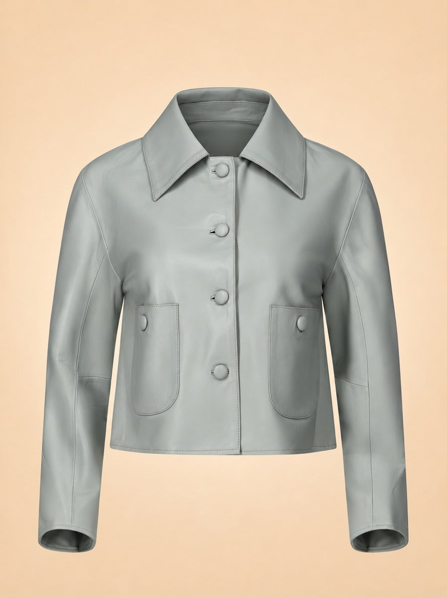 Julie Burnished Leather ghost_front