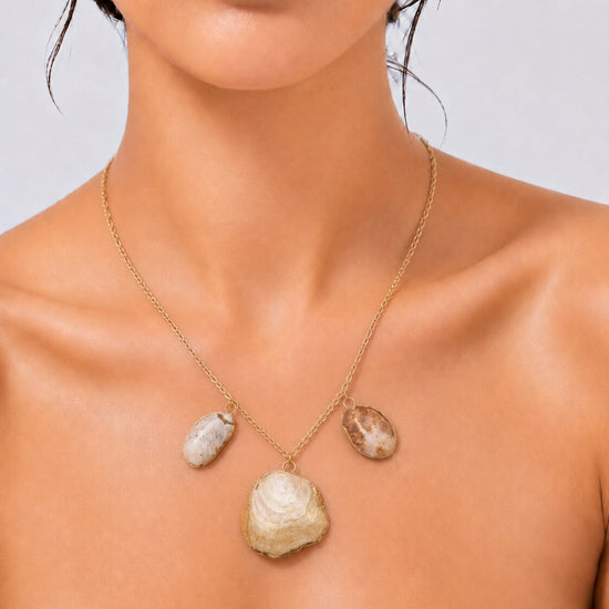 Juniper Charm Necklace — Classic Charlotte shell jewelry