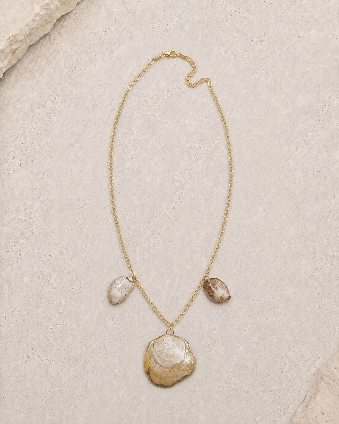 Juniper Charm Necklace — Classic Charlotte shell jewelry