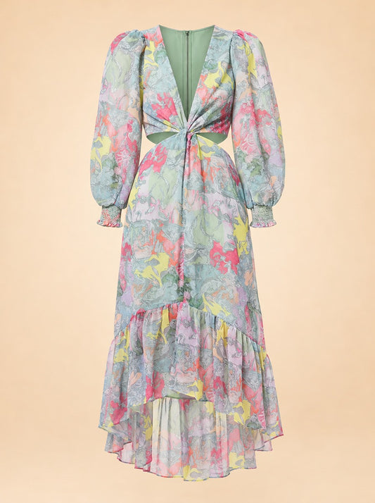 Katia Maxi Dress (Alice + Olivia x Lola Schnabel) ghost_front