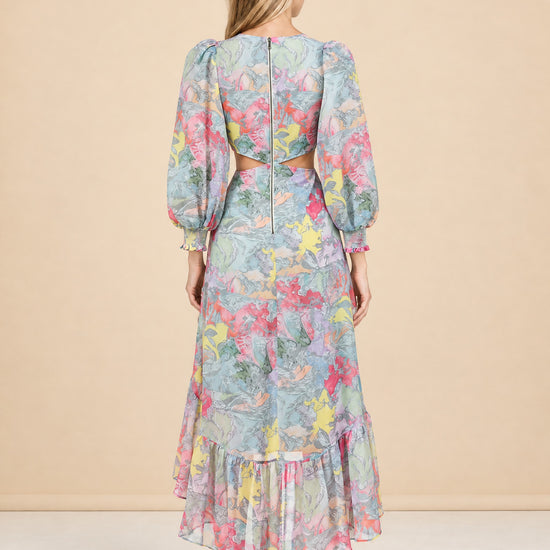 Katia Maxi Dress (Alice + Olivia x Lola Schnabel) model_back