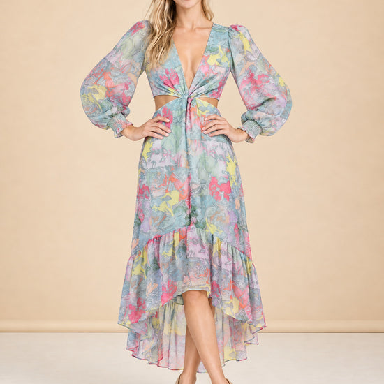 Katia Maxi Dress (Alice + Olivia x Lola Schnabel) model_front_3