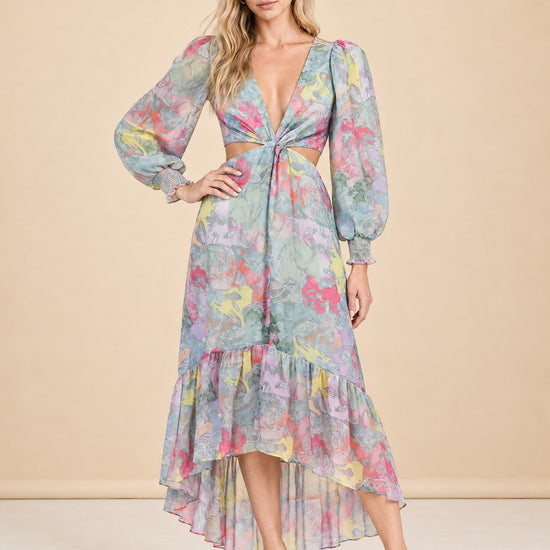 Katia Maxi Dress (Alice + Olivia x Lola Schnabel) model_front