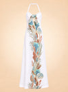 Kavo Front Knot Dress ghost_front