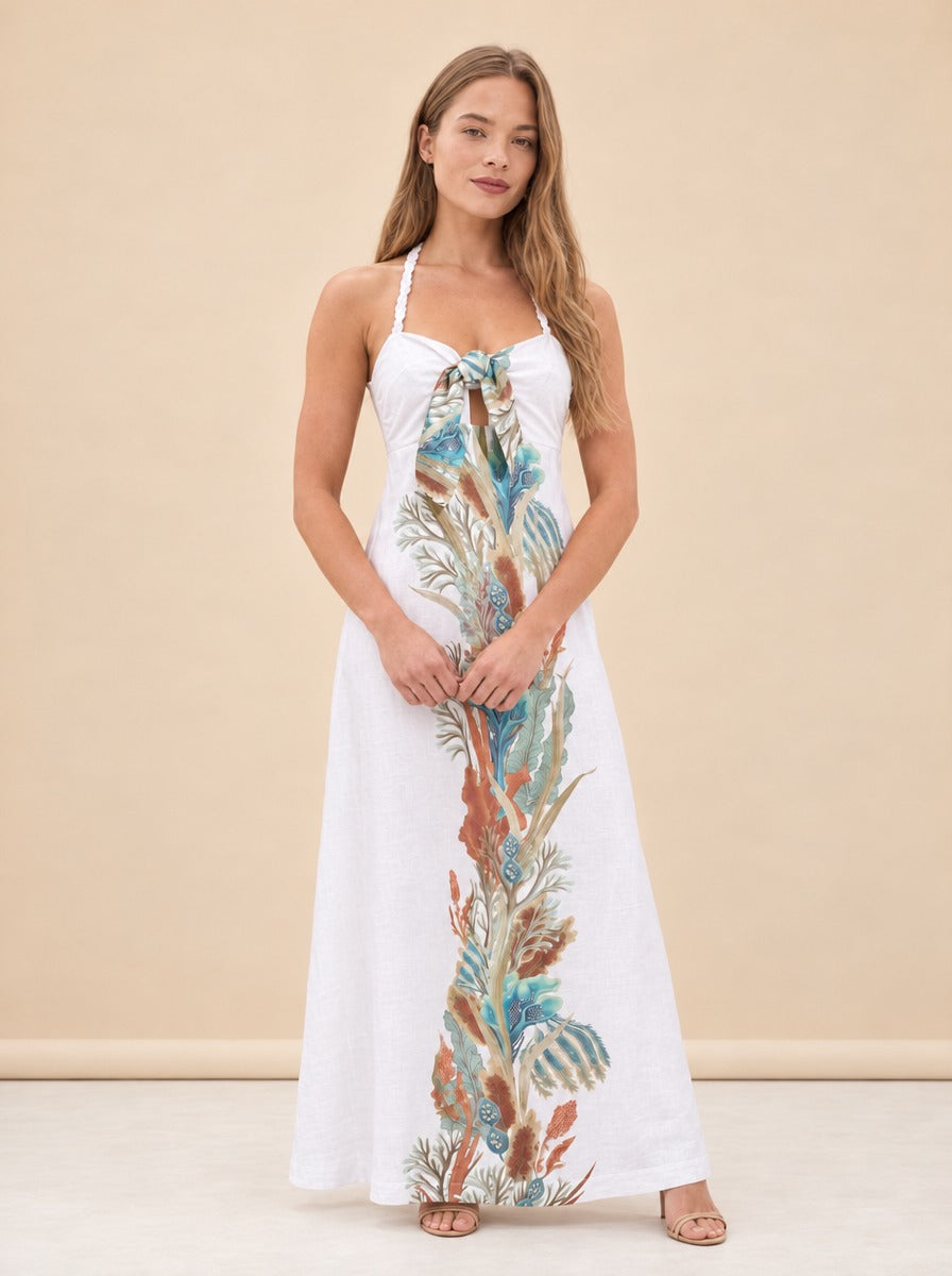 Kavo Front Knot Dress model_front_2