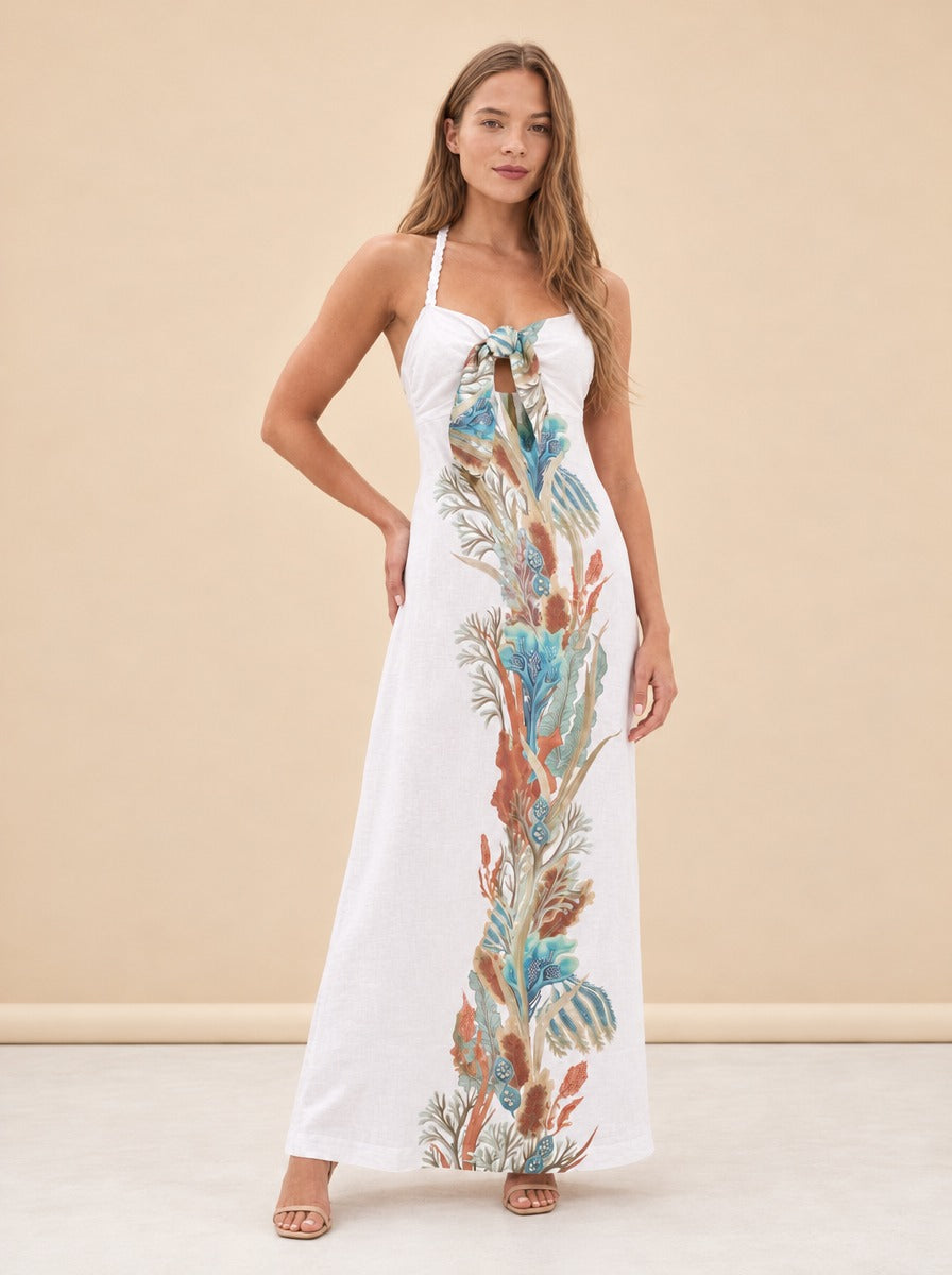 Kavo Front Knot Dress model_front_3