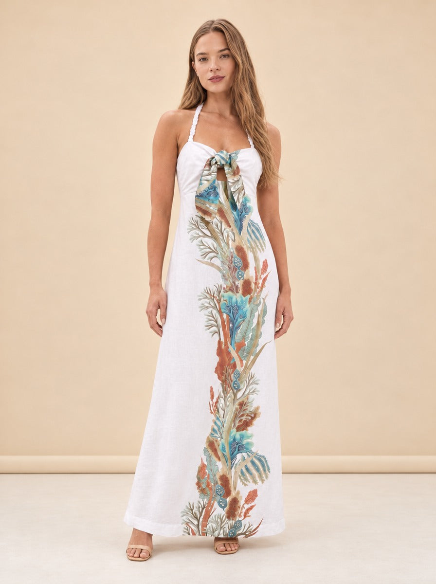 Kavo Front Knot Dress model_front
