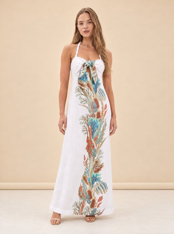 Kavo Front Knot Dress model_front