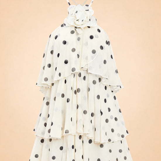 KEEPSAKE RUFFLE MINI DRESS ghost_front