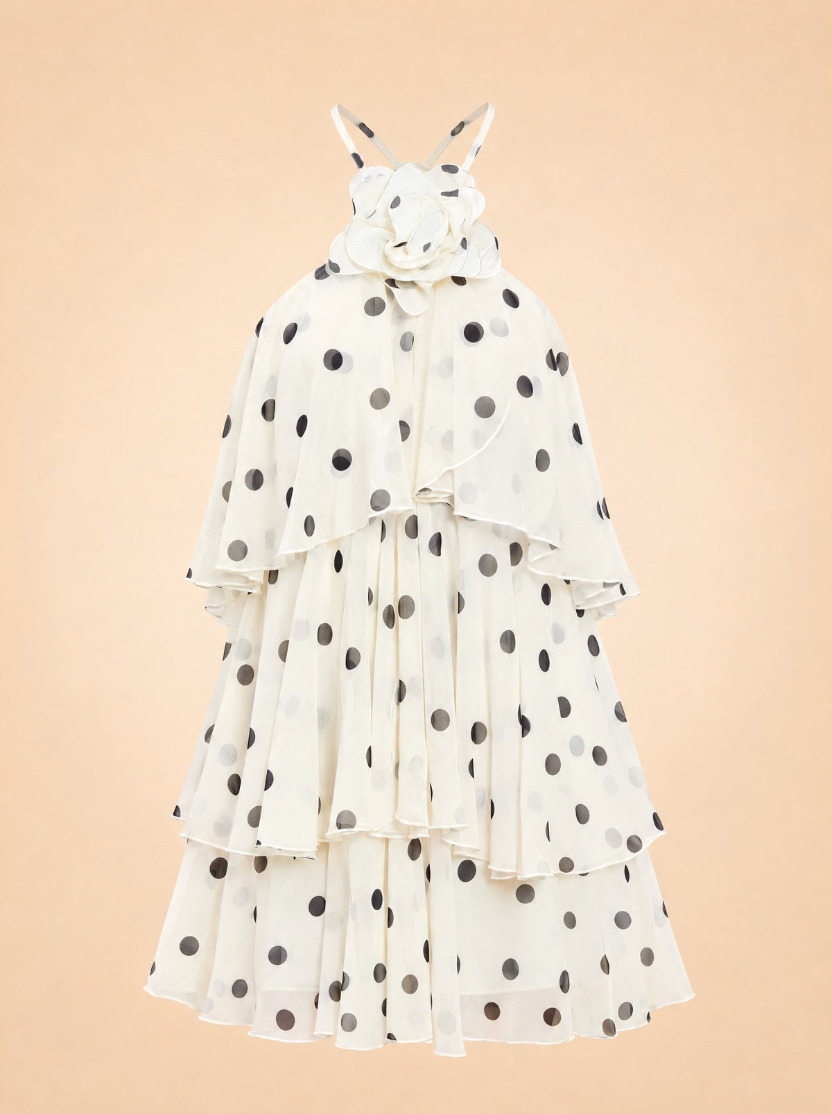 KEEPSAKE RUFFLE MINI DRESS ghost_front
