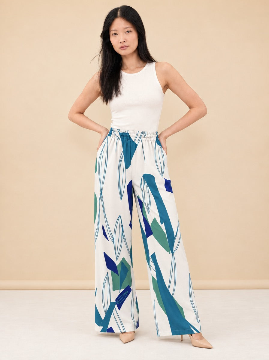 Leer Pants - Costa Blu model_front_3