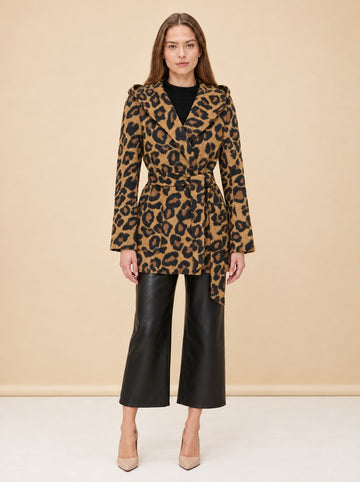 Leopard Coat model_front