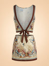 Lina Skirt in Coquillages des Biarritz - back (flat)