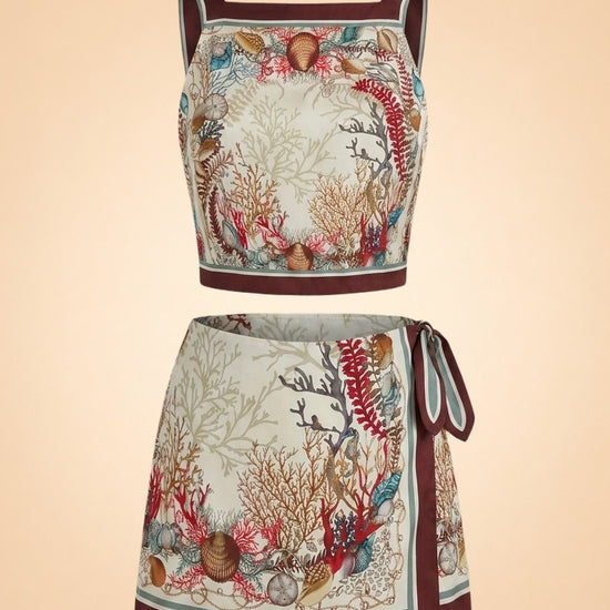 Lina Skirt in Coquillages des Biarritz - front (flat)
