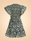 Linda Ruffle-Sleeve Dress ghost_back