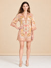 Linen Mini Dress w/ Tags model_front_3