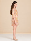 Linen Mini Dress w/ Tags model_side