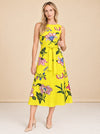 Gloriosa Embroidered Floral Midi Dress — model front 2
