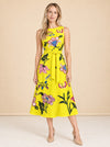 Gloriosa Embroidered Floral Midi Dress — model front 3