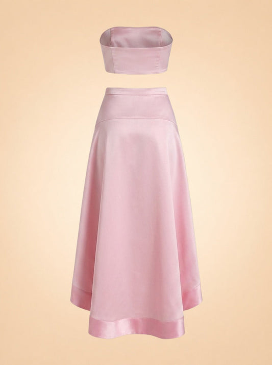 Satin Skirt and Top Set — Cynthia Rowley