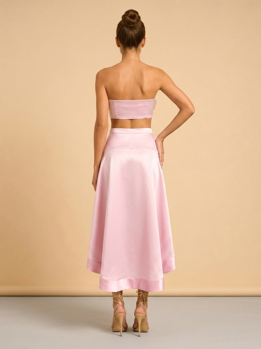 Satin Skirt and Top Set — Cynthia Rowley