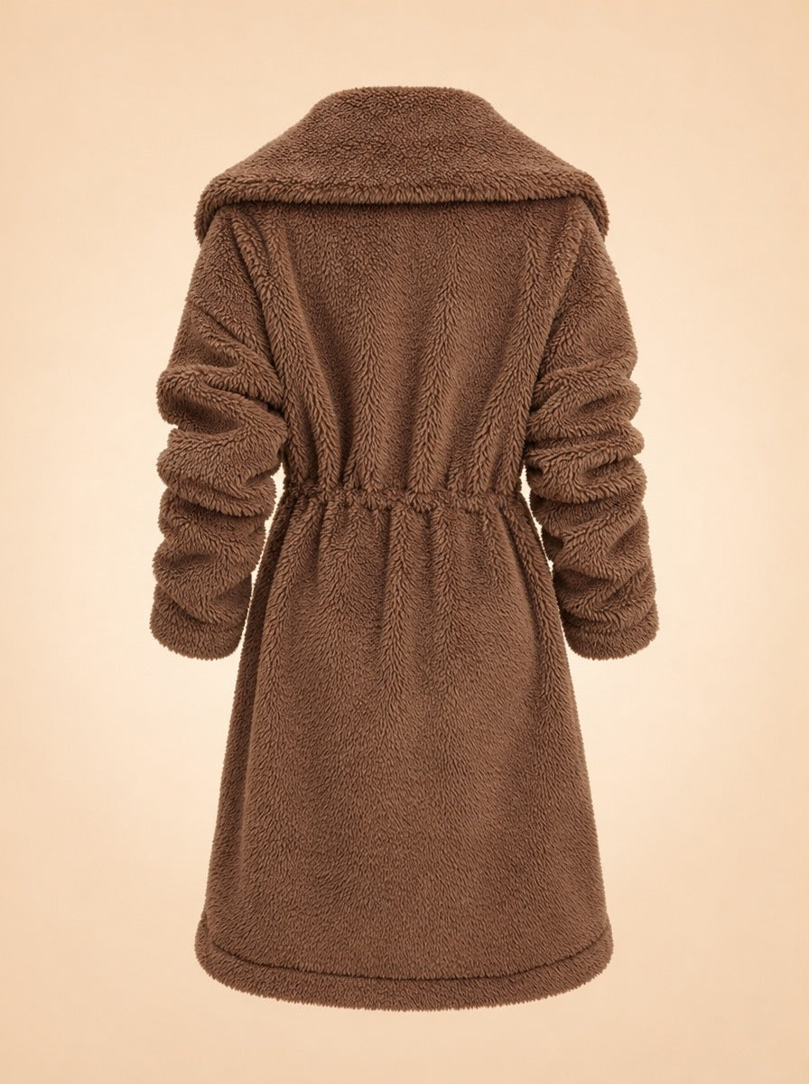 Logan Sherpa Coat ghost_back