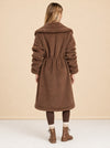 Logan Sherpa Coat model_back