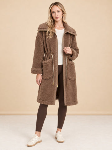 Logan Sherpa Coat model_front_2