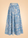 LUCCA SKIRT IN FOREVER TOILE ghost_back