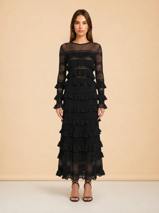 Luna Lace Frill Skirt — Zimmermann