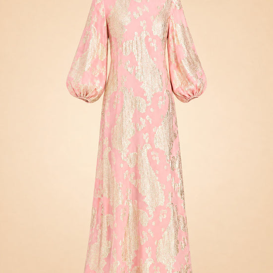 Luzon Metallic Gown ghost_front