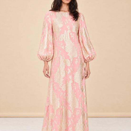 Luzon Metallic Gown model_front