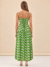 Lydia Dress in Magnolia Green Embroidery model_back