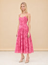 Lydia Dress in Rosa Toscana model_front_3