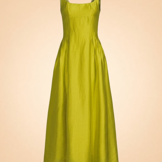 M.G. Style Jen A-Line Square Neck Sleeveless Maxi Dress ghost_front