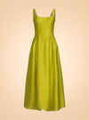 M.G. Style Jen A-Line Square Neck Sleeveless Maxi Dress ghost_front