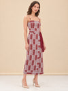 Maggie Jacquard Wrap Dress model_front_2
