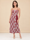 Maggie Jacquard Wrap Dress model_front_3