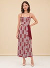 Maggie Jacquard Wrap Dress model_front