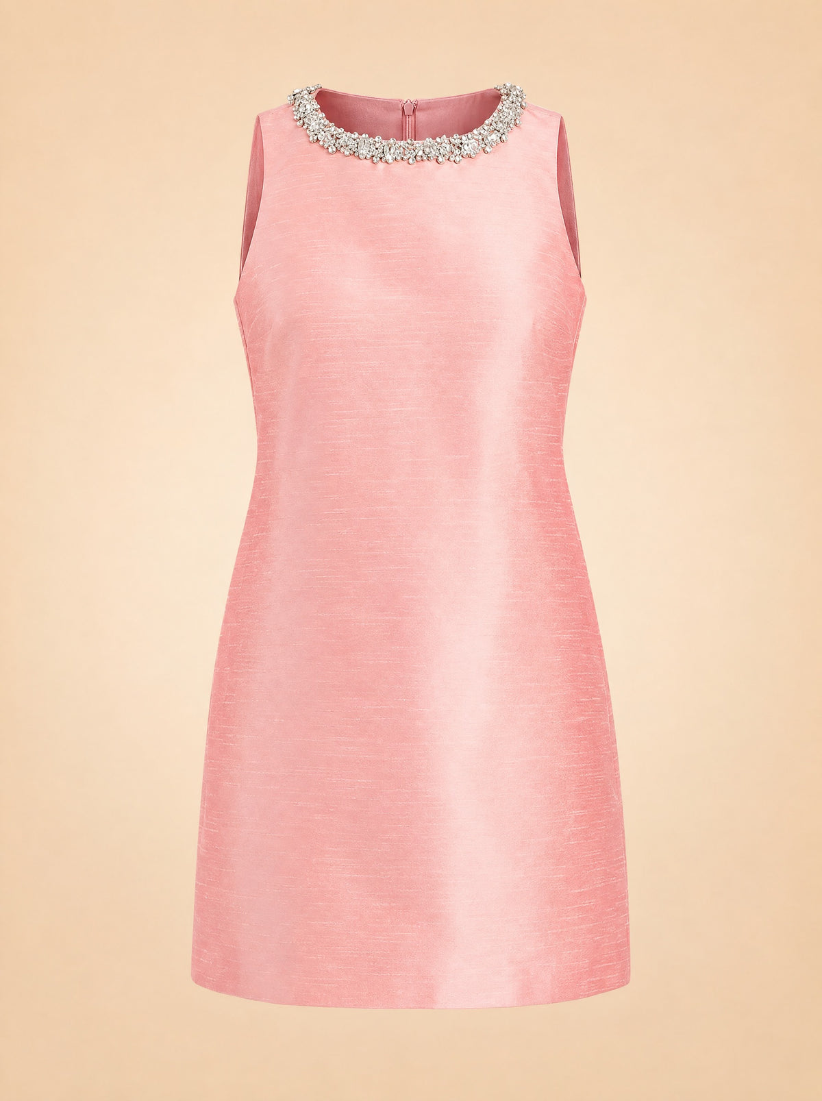 Manhattan Embellished Shift Mini Dress ghost_front