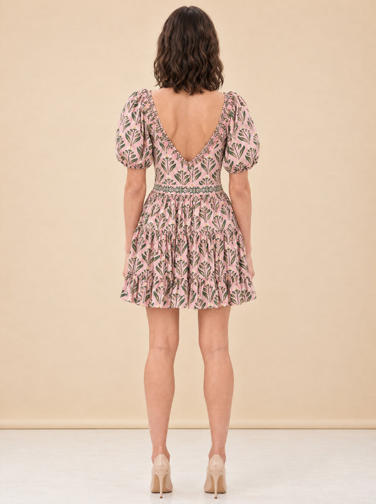 Margarita Manzanilla Mini Dress model_back