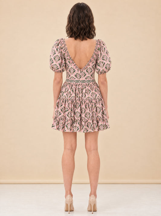 Margarita Manzanilla Mini Dress model_back