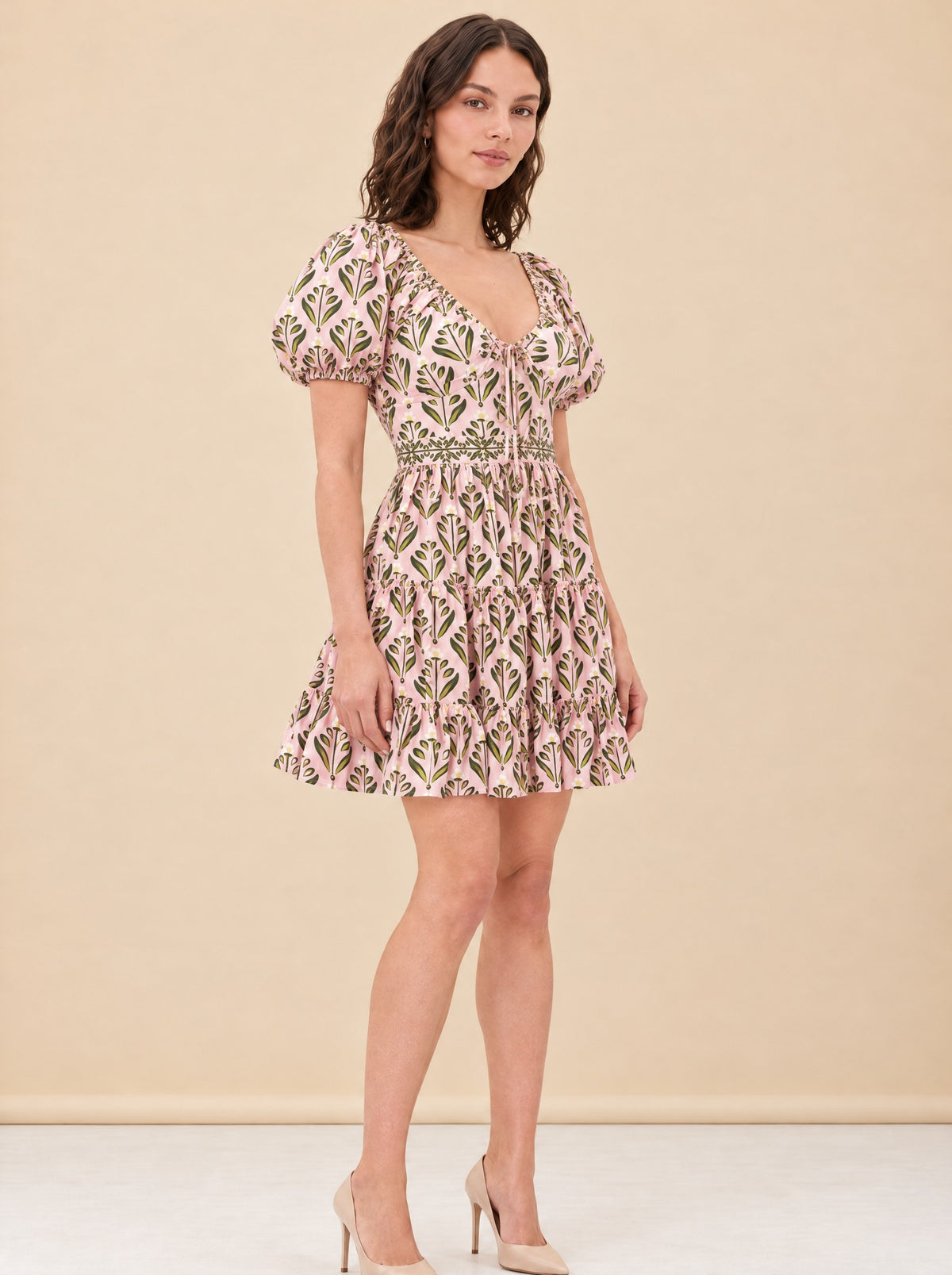 Margarita Manzanilla Mini Dress model_front_2
