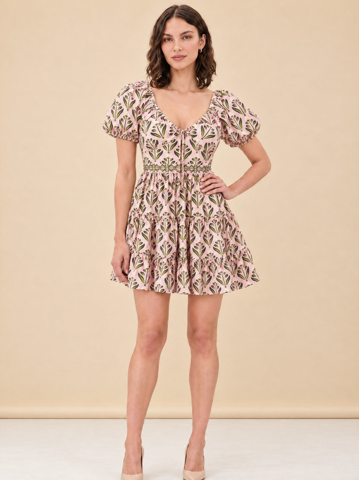 Margarita Manzanilla Mini Dress model_front_3