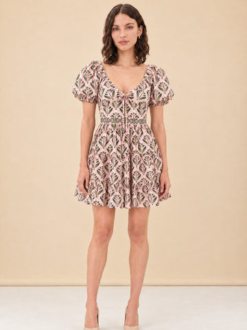 Margarita Manzanilla Mini Dress model_front
