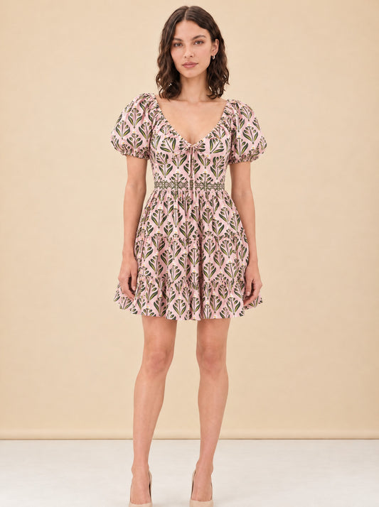 Margarita Manzanilla Mini Dress model_front