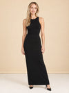 Maxi Column Skirt with Slit model_front_3