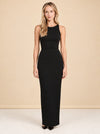 Maxi Column Skirt with Slit model_front